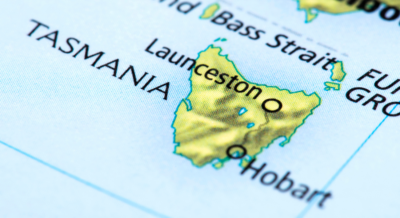 Tasmania Map 塔斯馬尼亞地圖